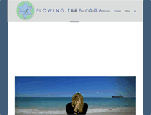 Tablet Screenshot of flowingtreeyoga.com